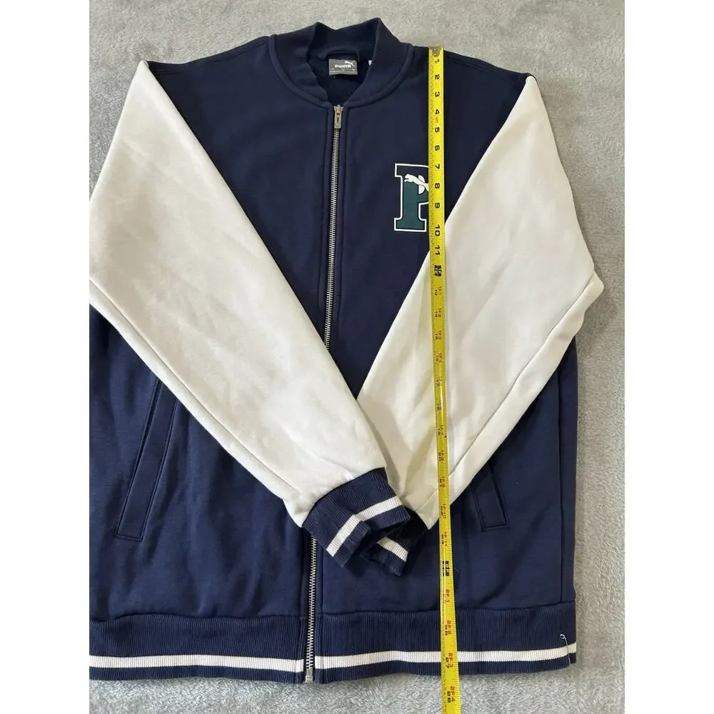PUMA Color Block Letter Print Sports Casual Jacket - Picture 3 of 8